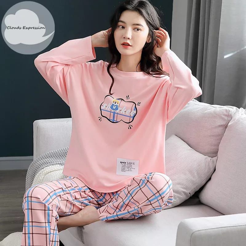 Pink Sparkle Shirt & Trouser ( PJ Set )