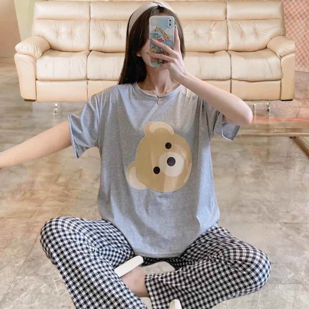 Grey Bear Shirt & Trouser ( PJ Set )