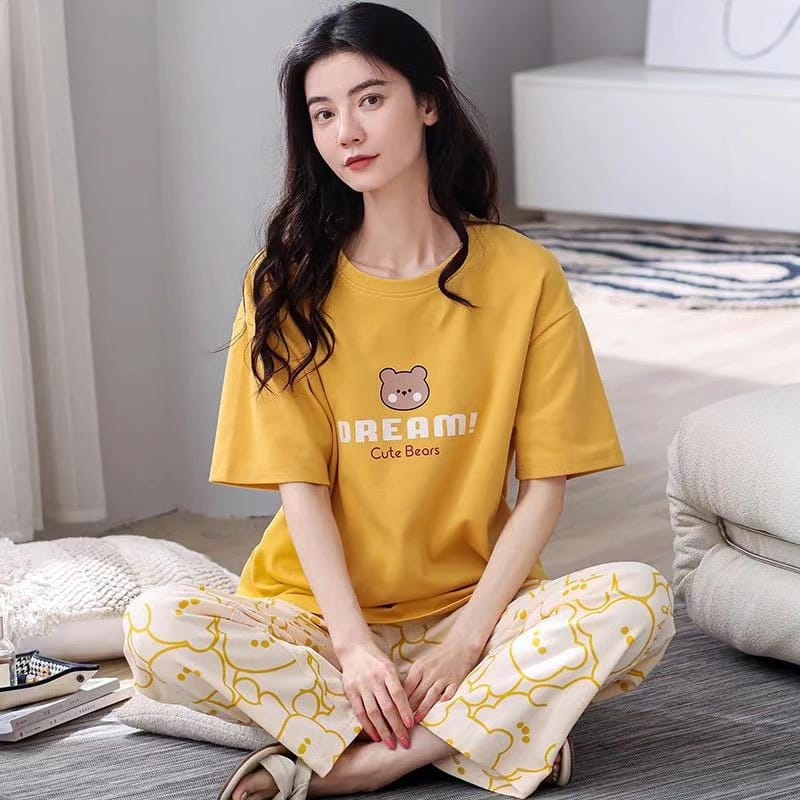 Yellow Dream Shirt Trouser ( PJ Set )