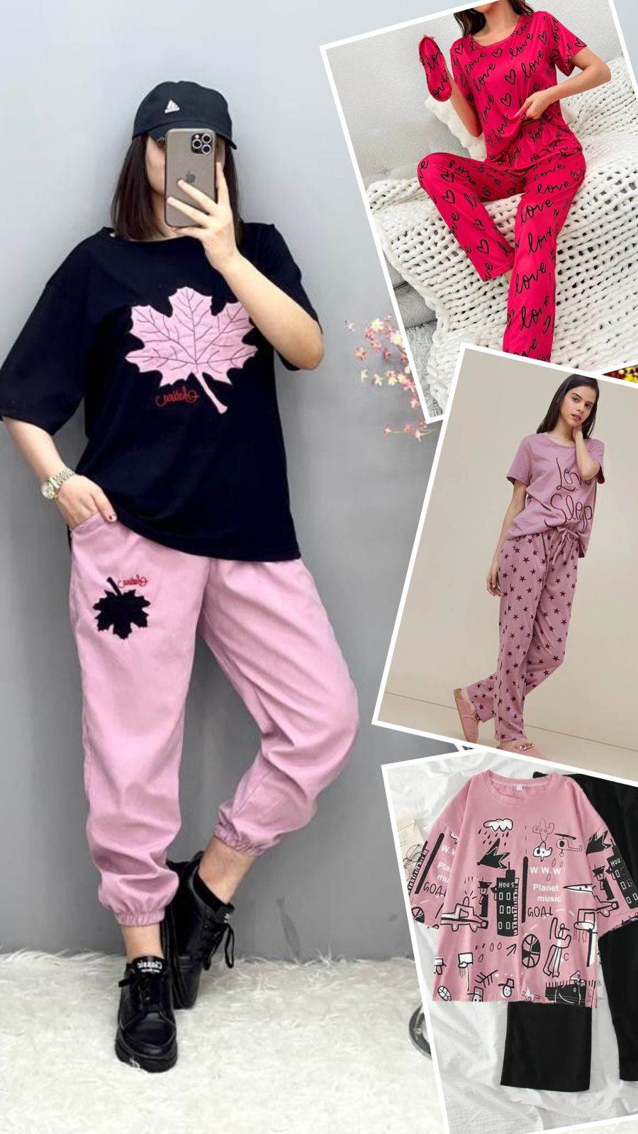Printed PJ sets