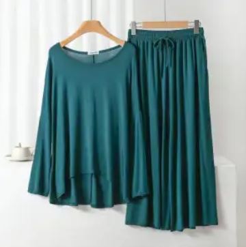 Green Loose Sleeve Shirt & Trouser (PJ Set)