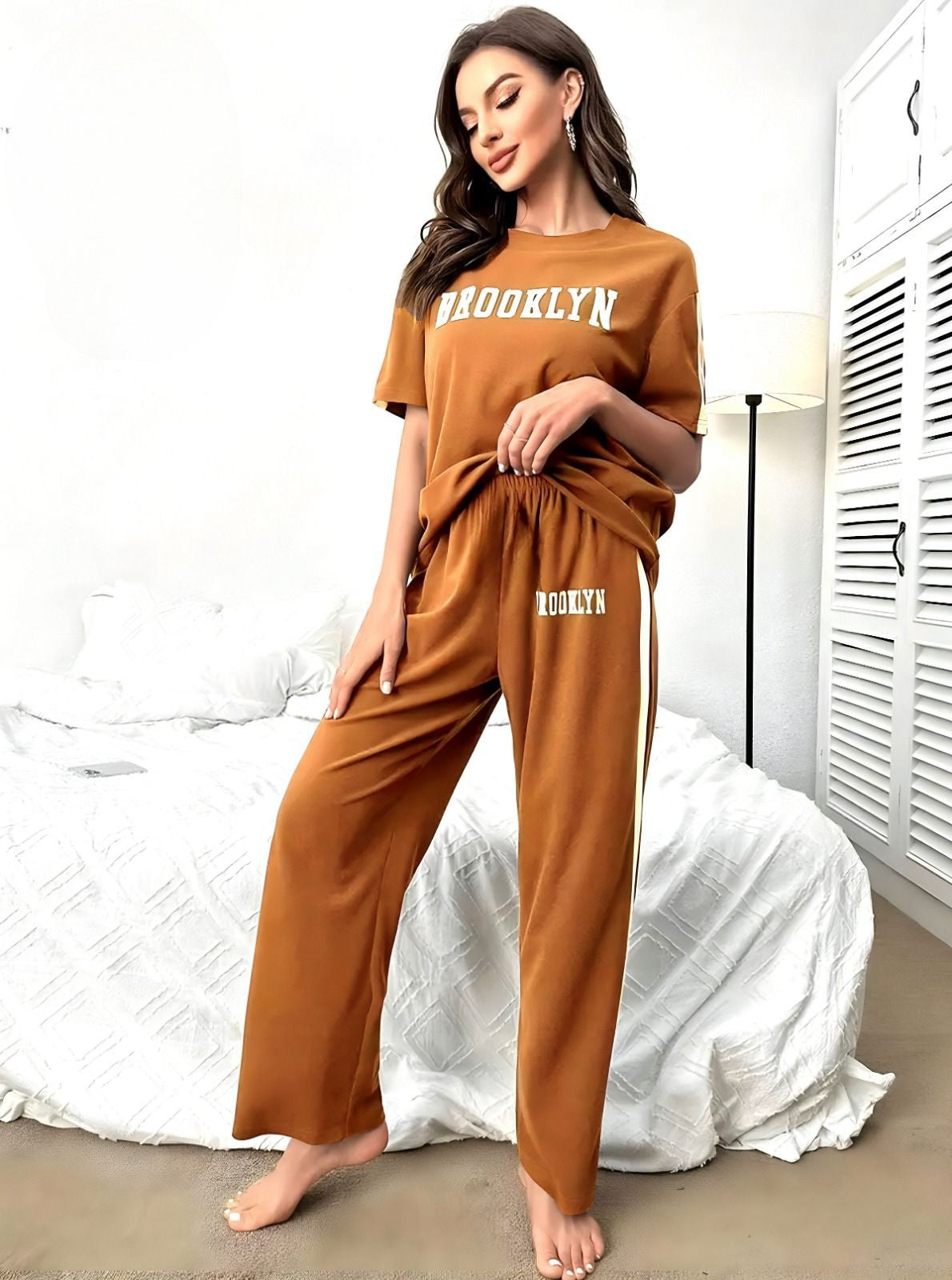 BROOKLYN Combo T-Shirt & Trouser ( Combo Set )