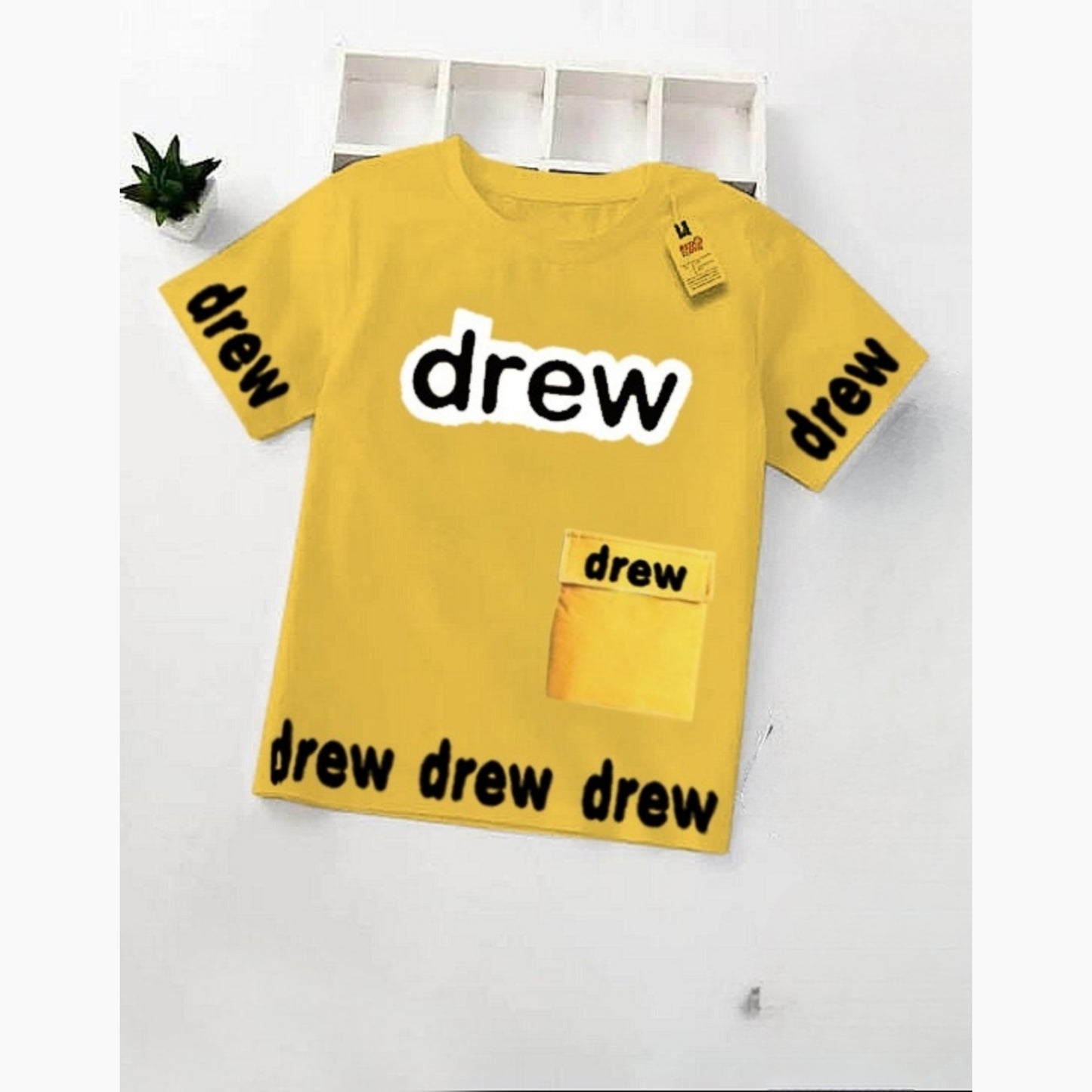 ( T-Shirt ) Yellow Drew Style Shirt  For Baby & Baba