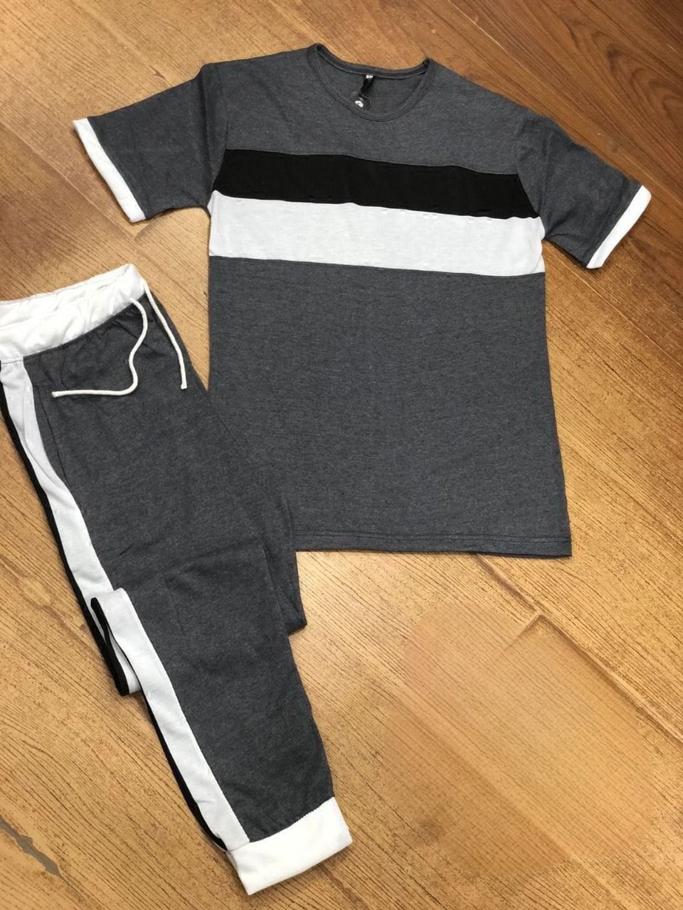 Grey Line track Suit Shirt & Trouser