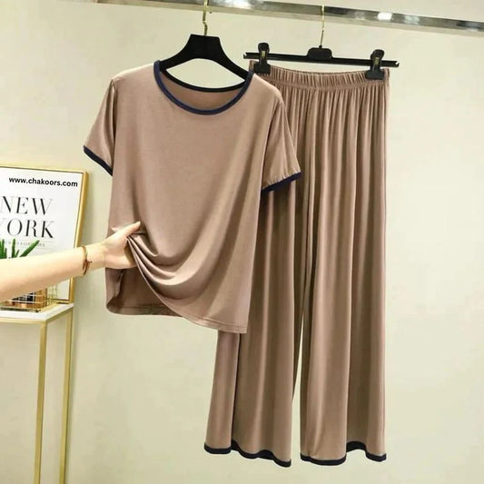 Brown Pippen Shirt & Trouser ( PJ Set )