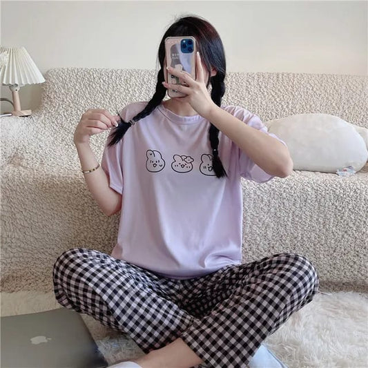 Purple Comfy Shirt & Trouser ( PJ Set )