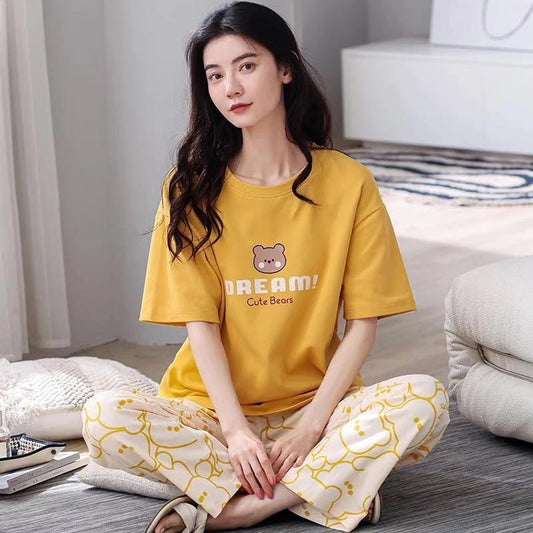 Yellow Dream Shirt Trouser ( PJ Set )