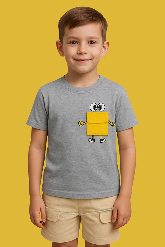 Grey Minions Style Shirt & Nicker For Baby & Baba